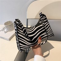 Sac à bandoulière pour femme, sac à main en cuir PU noir imprimé léopard, sac à main simple pour filles et femmes