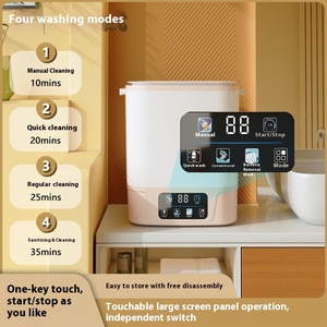 Mini <span class=keywords><strong>Lavatrice</strong></span> da 10L con Schermo Touch, Pulizia Rapida, Grande Capacità, Igenica e Delicata sui Colori, Facile da Usare - Product Image 3