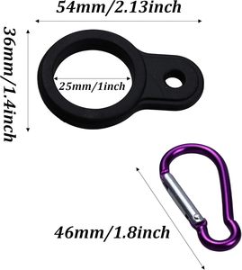 Portabottiglie per borracce sportive <span class=keywords><strong>in</strong></span> <span class=keywords><strong>acciaio</strong></span> inossidabile <span class=keywords><strong>in</strong></span> Silicone con moschettone per bottiglia da 12oz 17oz e 25oz a forma di Cola - Product Image 5