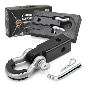 4*4 Pemulihan dari Muatan 2 "Trailer Hitch Receiver dengan 3/4" D Ring Shackle