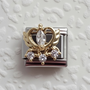 Pulsera de Acero Inoxidable Chapado en Oro con Dijes de Estilo Barroco Italiano, Elástica, con Pedrería, Unisex, Joyería de Moda - Product Image 4