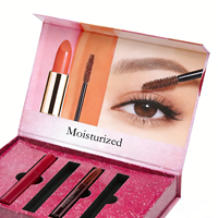 Boîte cosmétique rigide magnétique personnalisée avec gaufrage et doublure en éponge pour mascara, rouge à lèvres, parfum, huile essentielle, emballage personnalisé avec logo