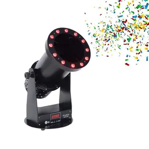12*3w wedding Led confetti cannons machine with DMX 512 and remote control
