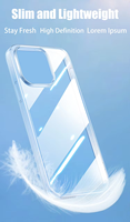 Coque de téléphone haute définition antichoc ultra transparente pour iPhone 18 17 16 Pro Max 13 14 15 Plus 17 – Vente en gros