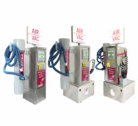 Tour de gonflage de pneus en acier inoxydable G5 CE Compresseur d'air en libre-service avec aspirateur Machine de gonflage d'air en métal