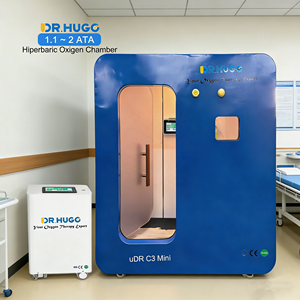 DR HUGO uDR C3 <b>Mini</b> Luxury Single Person HBOT Hyperbaric Oxygen Chamber with 10L oxygen-concentrator 1.5ata Camara Hiperbaricas - Product Image 1