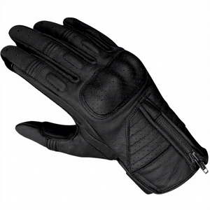 Genuine Leather Motorbike <b>Gloves</b> Wrist Length Unlined Breathable Sporty Motorcycle Riding <b>Gloves</b> for Outdoor Activities - Product Image 5