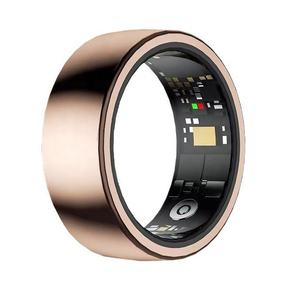 2025 D52 Minimalisti scher Smart Ring Fitness Tracker Edelstahl Herzfrequenz Schlaf-/Bluts auer stoff monitor Fernbedienung App Control - Product Image 1