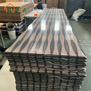 แผ่นผนังกันเสียงแบบไม้ตกแต่งภายใน รุ่น JUANA ขายดี เป็นมิตรกับสิ่งแวดล้อม แผ่นอะคูสติกไม้แบบ Slat รุ่น Akupanel - Product Image 3