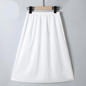 60cm de long femmes <span class=keywords><strong>sous</strong></span>-jupe longue <span class=keywords><strong>jupon</strong></span> une ligne <span class=keywords><strong>sous</strong></span> la <span class=keywords><strong>robe</strong></span> jupe de sécurité - Product Image 3