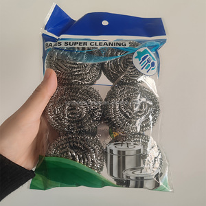 Penjualan terlaris piring baja tahan karat SS410 kawat penggosok piring bola penggosok untuk membersihkan piring - Product Image 5