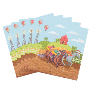 Guardanapos quadrados impressos descartáveis para várias ocasiões-para restaurantes hotéis festas ano novo dia dos namorados Páscoa - Product Image 5