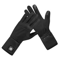 Lycra néoprène pêche cyclisme batterie gants thermiques chauffants doublure gants chauffants
