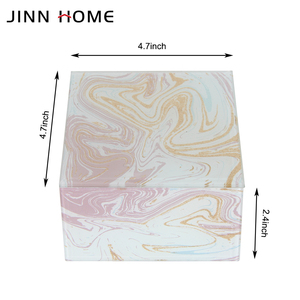 Custom Handmade <strong>Decorative</strong> Antique Mirror Jewellery <strong>Box</strong> Pink Marble Pattern Glass <strong>Jewelry</strong> <strong>Box</strong> for Home Decor - Product Image 5