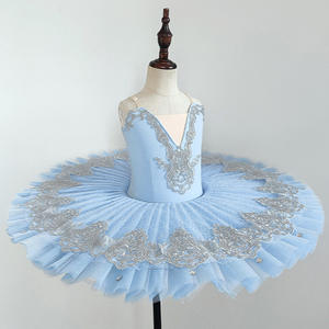 Falda Tutú de Ballet Cisne Pequeño HIPPO KIDS, Encaje Delicado, Poliéster, para Niñas, Actuación de Danza, en Existencia - Product Image 3