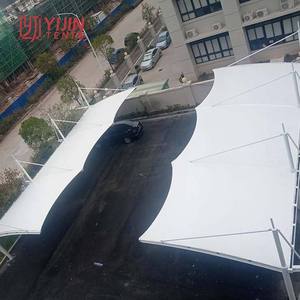 Estructura de Membrana de PVDF para Estacionamiento de Autos, Arquitectura Modular de Alta Resistencia a la Tensión, Estructura de Membrana de Acero Impermeable Tipo Sombrilla - Product Image 2
