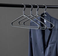 Cintres en aluminium robustes de haute qualité pour vêtements, vente en gros d'usine, best-seller