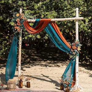 Arco Artificial de flores de seda, decoraciones de boda elegantes para fiestas al aire libre, trajes de <span class=keywords><strong>césped</strong></span> populares para un diseño elegante - Product Image 3