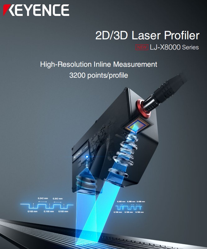 ディーラー価格Keyence LJ-X8060 LJ-X8000シリーズ2D/3Dレーザー