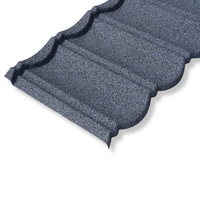 Tuile de toiture en métal revêtue de pierre en aluminium certifiée CE, imperméable, ignifuge, durable, installation facile pour les toitures de bâtiments