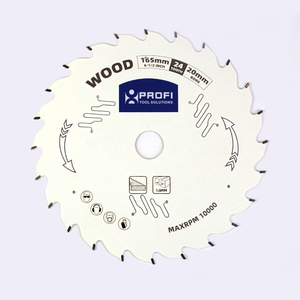 Disco de sierra de 24T TCT para corte de madera, con punta de carburo industrial, 10000 RPM, de uso general para enmarcado y bricolaje, de larga duración, OEM a granel - Product Image 1