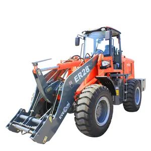 Everun CE/EPA ER28 2.8ton Construction Machinery Micro Home And Construction Chinese Shovel Small Mini Front End Loader Diesel
