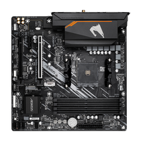 Carte mère de bureau Micro-ATX B550M AORUS ELITE AX, AMD AM4, DDR4 128 Go, double canal, SATA, graphismes intégrés, 4 ports, neuve