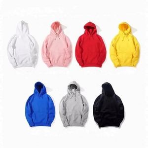 เสื้อฮู้ดแบบซิปเต็มตัว สีพื้น สำหรับผู้ชายและผู้หญิง พร้อมเชือกผูก - Product Image 2