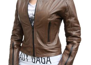 Venta caliente Chaqueta de cuero al aire libre para las mujeres Nuevas llegadas Ropa de invierno Ajuste elegante Diseño único Abrigo de moda para mujer - Product Image 3