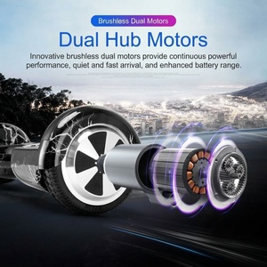 <span class=keywords><strong>Hoverboard</strong></span> Avanzado con Doble Motor sin Escobillas de 6.5/8/10 Pulgadas, Scooter Autoequilibrado con Altavoz Bluetooth, Estilo Cielo Estrellado - Product Image 2