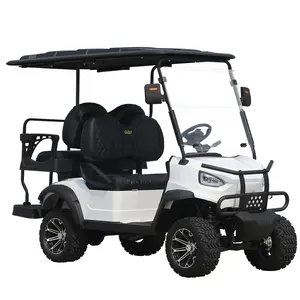 72 Volt Hunting New Golf Carts Off Road 4 Passenger Capacity Golf Carts