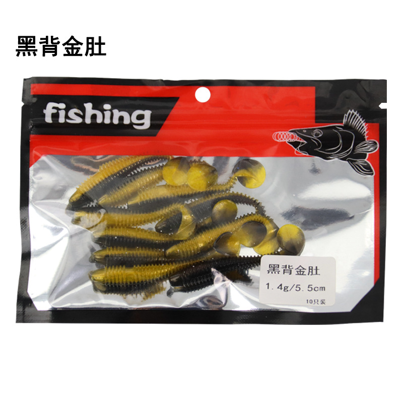 5.Dorso negro, vientre dorado (color de locha)