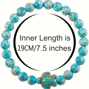 Bracelet en pierre naturelle avec perles de verre colorées, design exclusif Chakra Couronne Spirituelle, protection pour les grossistes, option assurée - Product Image 5