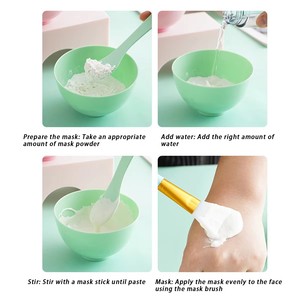 Custom <b>Silicone</b> Face Mask Brush Soft Clay Mask Applicator Gold Black Pink Beauty <b>Tool</b> - Product Image 6