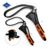 Clé à filtre à huile réglable en nylon et TPR de 6'' et 8'', outil de démontage flexible pour réparation automobile