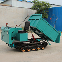 Prix de gros usine Mini-dumper chenillé diesel 1000 kg à forte capacité de charge, tout-terrain, pour chantier de construction