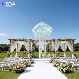 LEDA Wedding Party Decor New Design <b>Large</b> Purple LED Dreamy Jellyfish Lamp for Event Supplies - Product Image 2