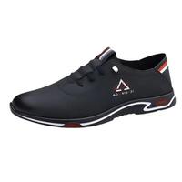 Chaussures de course d'été confortables pour hommes, respirantes, à semelle souple, à lacets, avec doublure en maille, rehaussantes