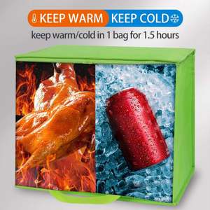 Bolsa Térmica Portátil de Alta Calidad para Exteriores, Bolsa Térmica para Pasteles y Refrigerios, Bolsa de Playa Verde para Almuerzo, para Picnic y Viajes - Product Image 3