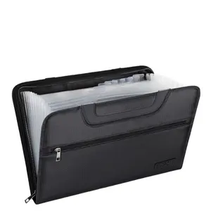 Non-Itchy Silicone Coating Fireproof File Folder Water Resistant Portable Money Document Bag