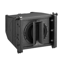 Système de sonorisation actif coaxial 8 pouces avec caisson de basses amplifié 18 pouces, audio haute résolution DSP et conception durable pour événements scéniques
