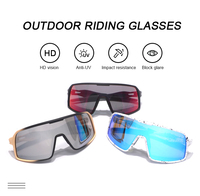 Autocollant Ukoly pour lunettes de soleil, protection UV400, impression personnalisée des verres, lunettes de soleil de sport surdimensionnées
