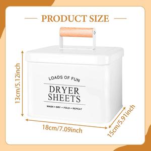 Support en métal pour feuilles de séchage, vente en gros, direct usine, boîte de rangement pour buanderie avec poignée en bois, <span class=keywords><strong>bac</strong></span> de rangement pour la maison - Product Image 6