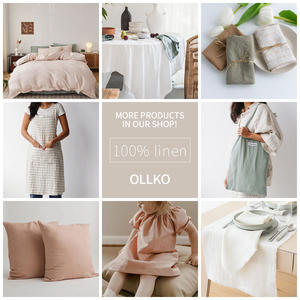 Marca de diseñador al por mayor estándar rey funda de almohada cocobrown tejido de lino orgánico <span class=keywords><strong>sobre</strong></span> cierre suavizado lavado estilo - Product Image 5