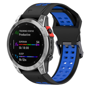 Bracelet de montre sport à libération rapide pour Garmin <span class=keywords><strong>Fenix</strong></span> 8 <span class=keywords><strong>7</strong></span> 7X 6 6X 5/Epix Gen 2/<span class=keywords><strong>Tactix</strong></span> <span class=keywords><strong>7</strong></span>/<span class=keywords><strong>Fenix</strong></span> 5x Sapphire - Product Image 5