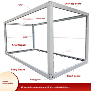 Casa Contenedor de 40 Pies de Montaje Rápido Villa <span class=keywords><strong>Prefabricada</strong></span> Móvil con Estructura de Acero y Marco de Caja - Product Image 2