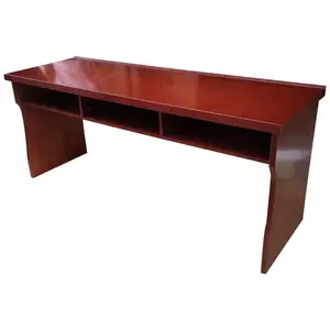 Classic wood design meeting room furniture Meeting table strip two people for National government departments