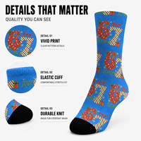 Chaussettes de sport personnalisées OEM pour adultes – Chaussettes numériques d'automne sans couture, respirantes, à séchage rapide, absorbant la transpiration et résistantes aux déchirures