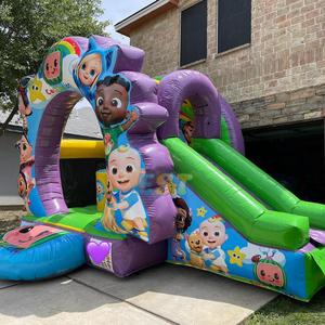 Thương mại <span class=keywords><strong>Inflatable</strong></span> Coco dưa phim hoạt hình lâu đài bouncy trẻ em <span class=keywords><strong>Inflatable</strong></span> Bouncer trượt Hồ bơi cho Đảng - Product Image 2