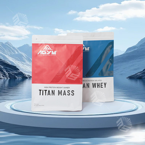 Cấp thực phẩm PE Nhựa đứng lên túi túi với bên miếng vải hình tam giác cho hạt cà phê Pizza sữa lưu trữ thực phẩm - Product Image 1